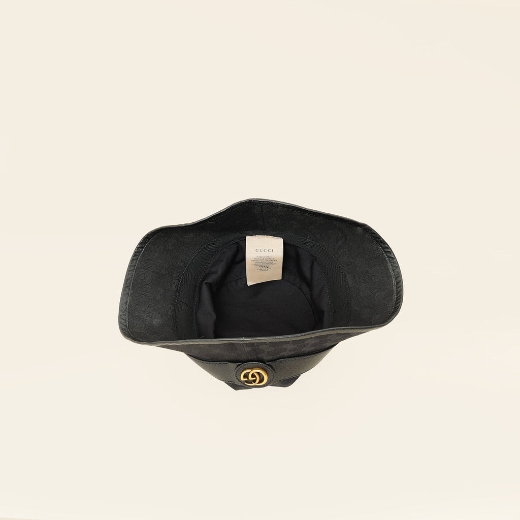 Gucci Black GG Bucket Hat
