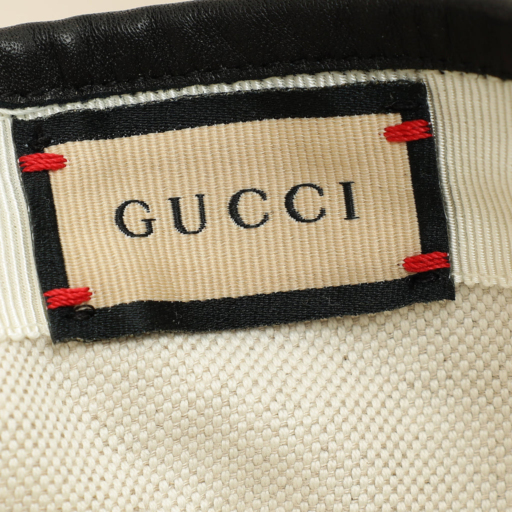 Gucci Bicolor GG Denim Baseball Large Hat