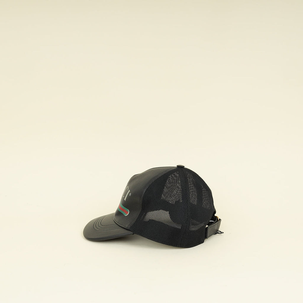 Gucci Black Logo Baseball Hat