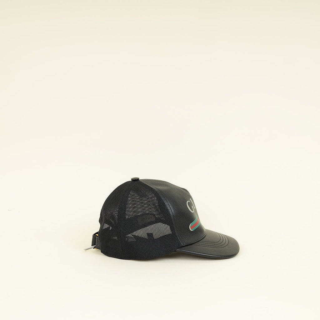 Gucci Black Logo Baseball Hat