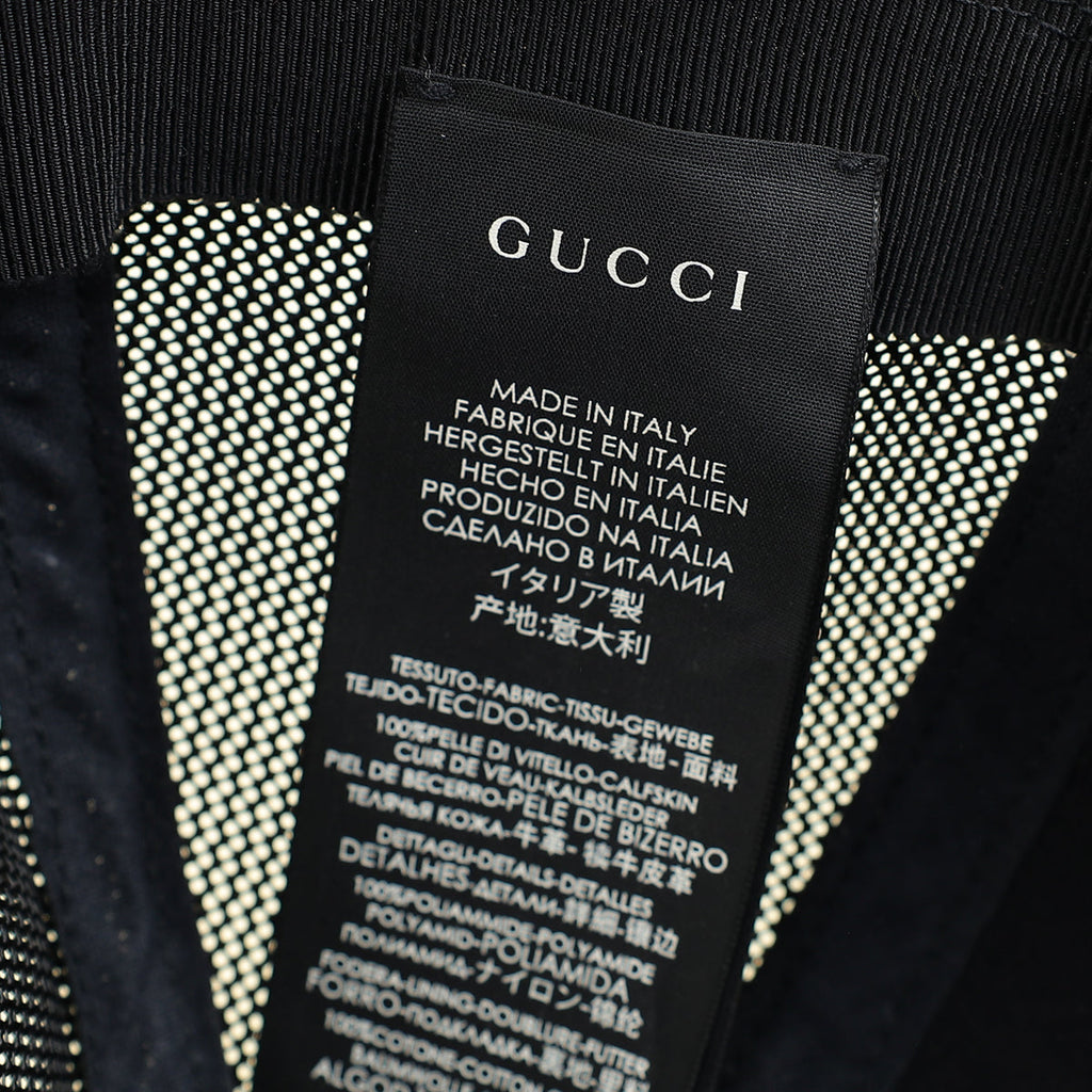 Gucci Black Logo Baseball Hat