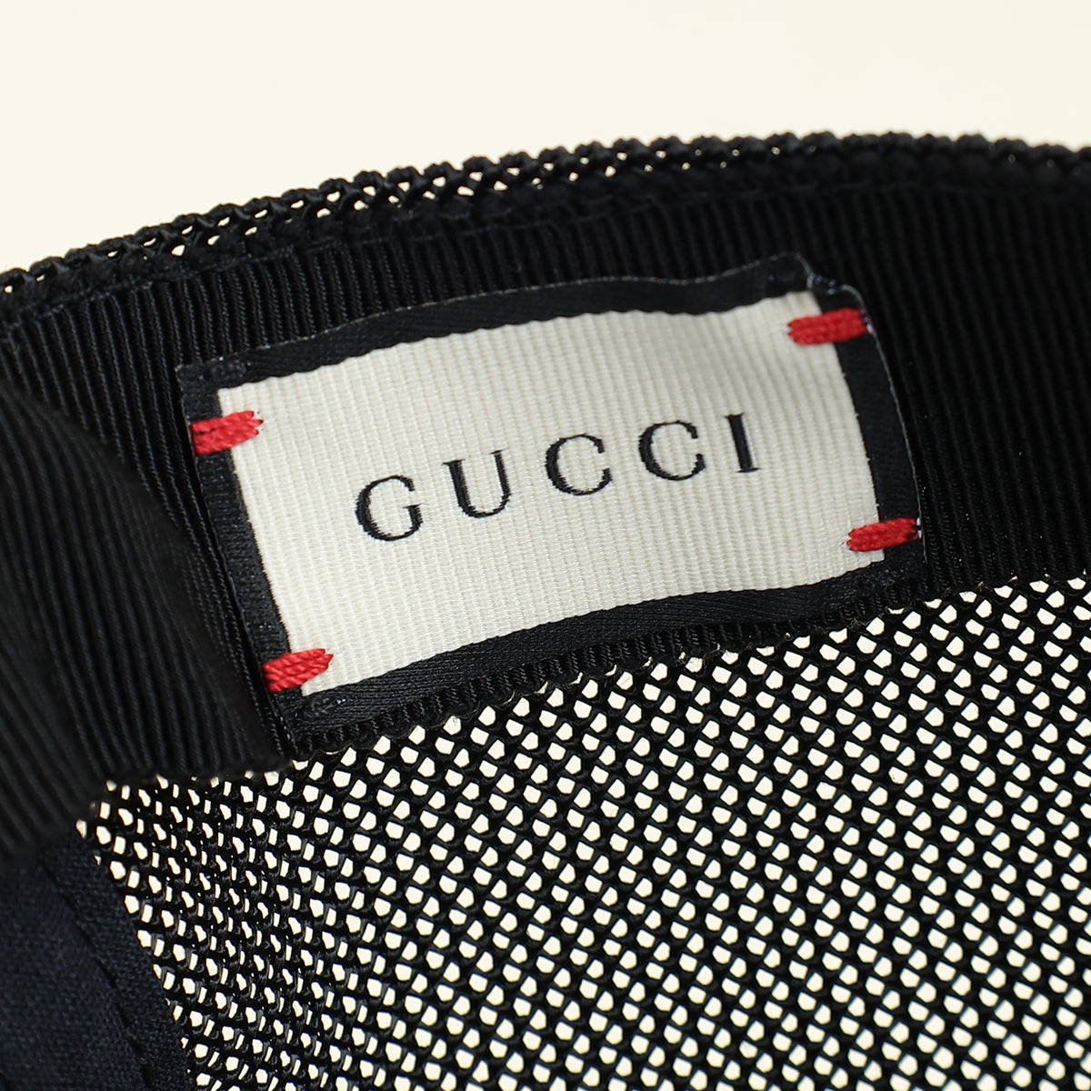 Gucci Black Logo Baseball Hat