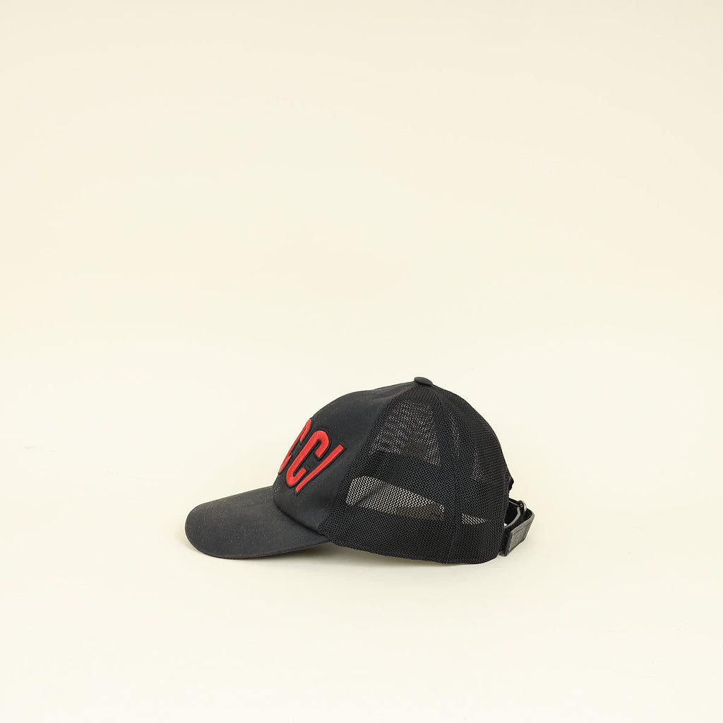 Gucci Black Logo Baseball Hat