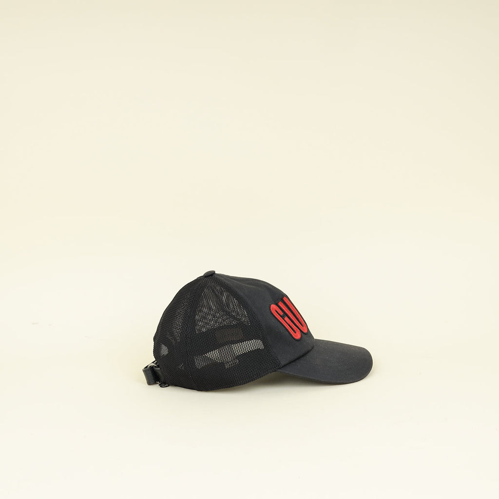 Gucci Black Logo Baseball Hat