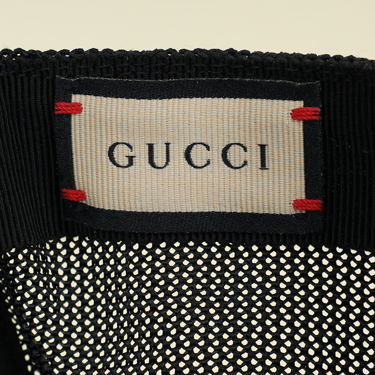 Gucci Black Logo Baseball Hat