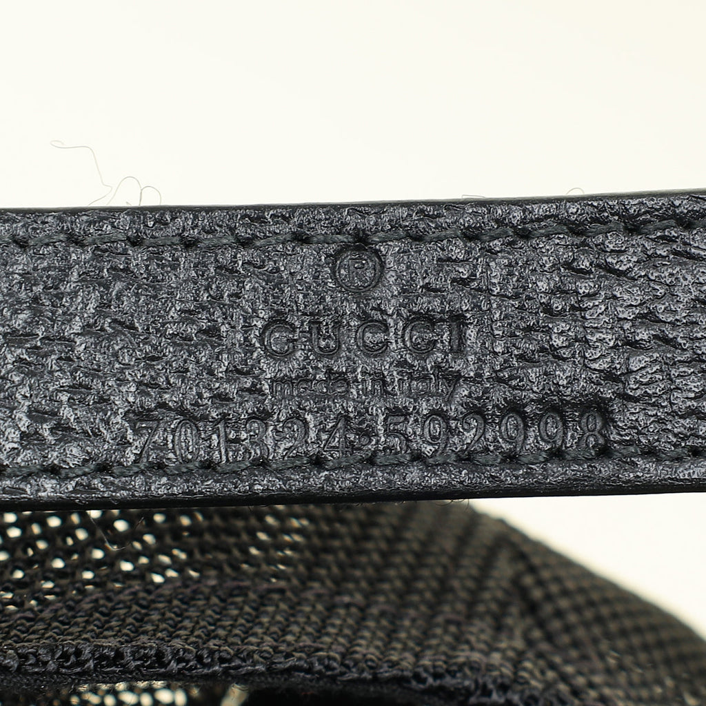 Gucci Black Logo Baseball Hat