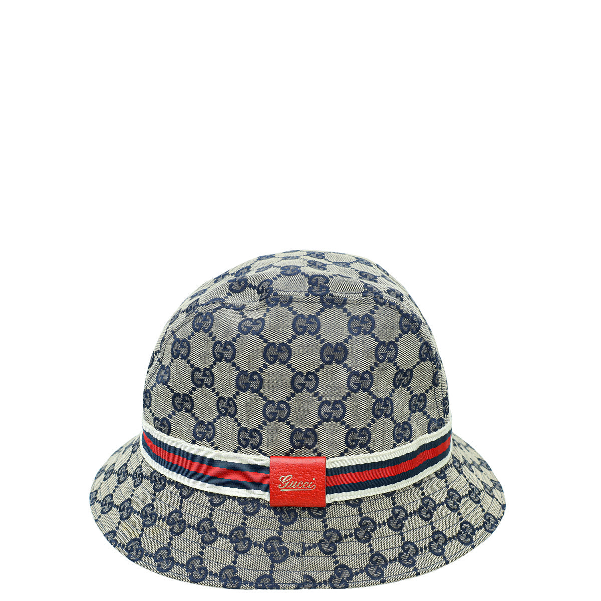 Gucci Bicolor GG Web Large Bucket Hat