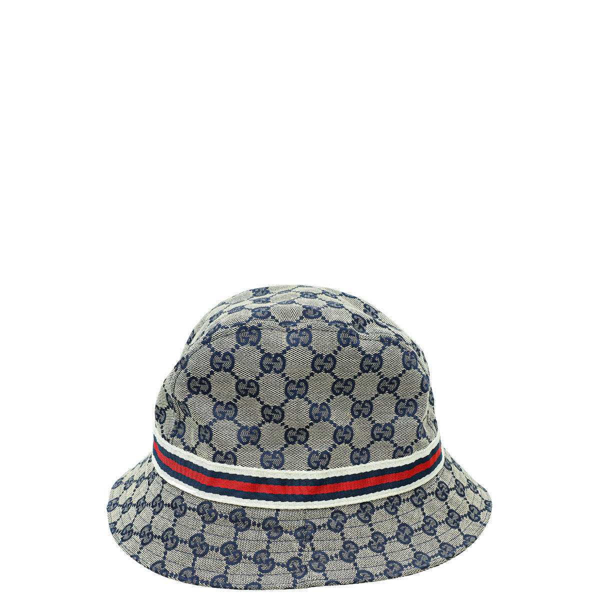 Gucci Bicolor GG Web Large Bucket Hat