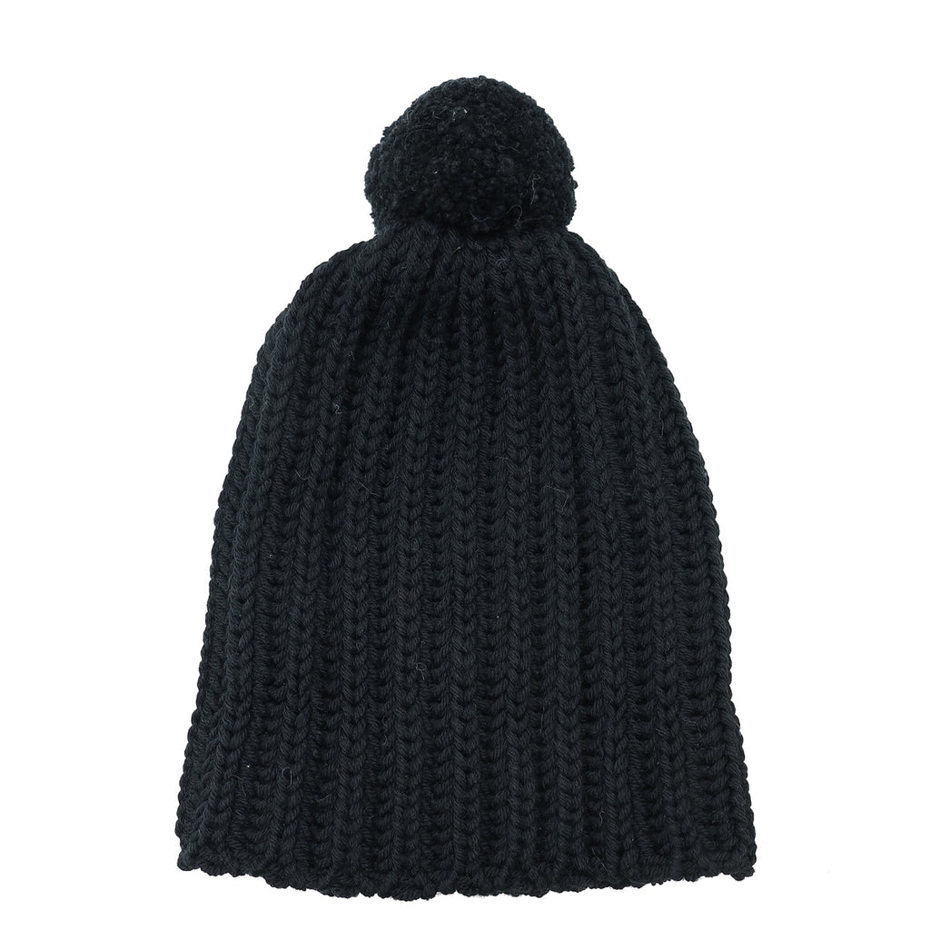 Gucci Black Pom Pom Beanie Small Hat