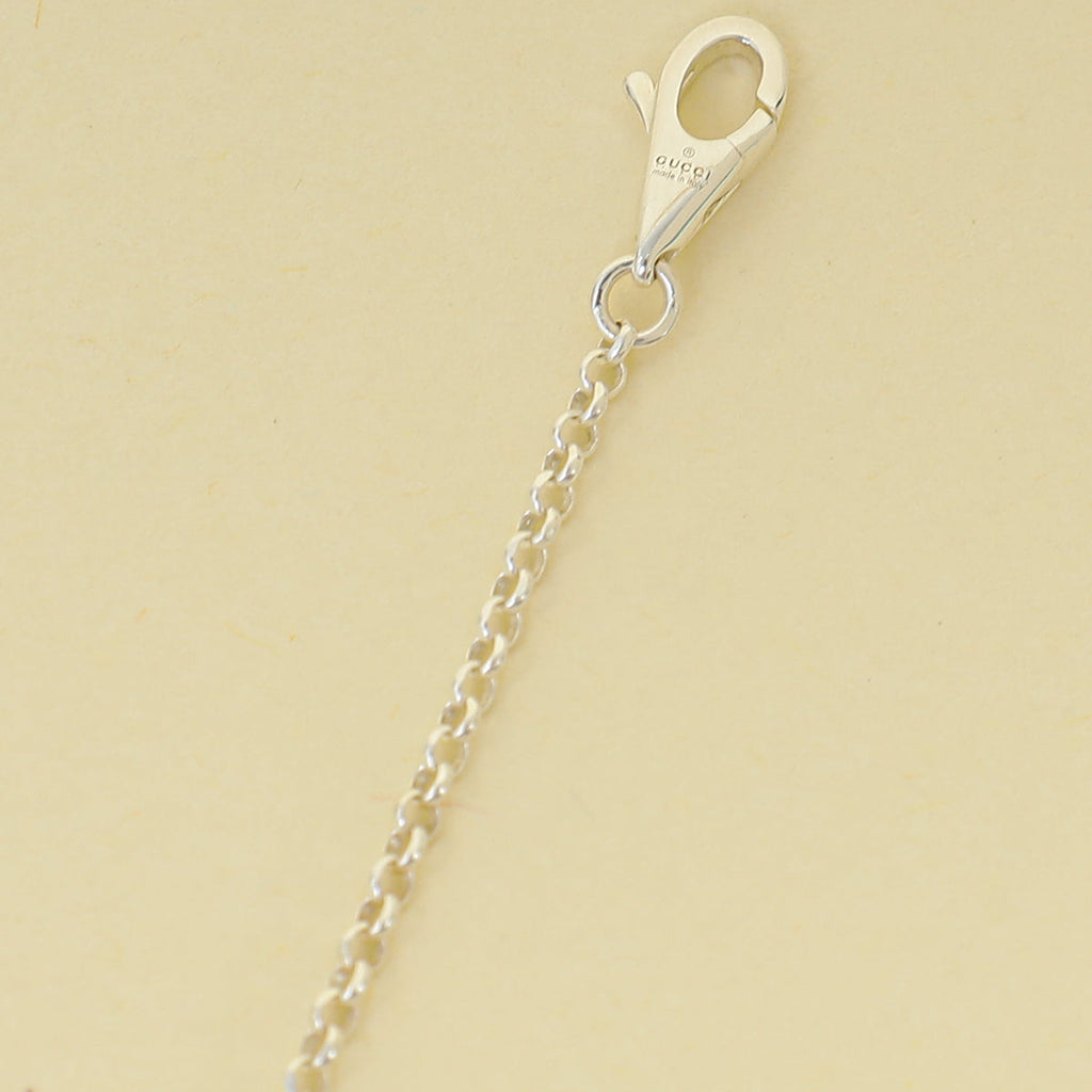 Gucci Silver GG Marmont Necklace
