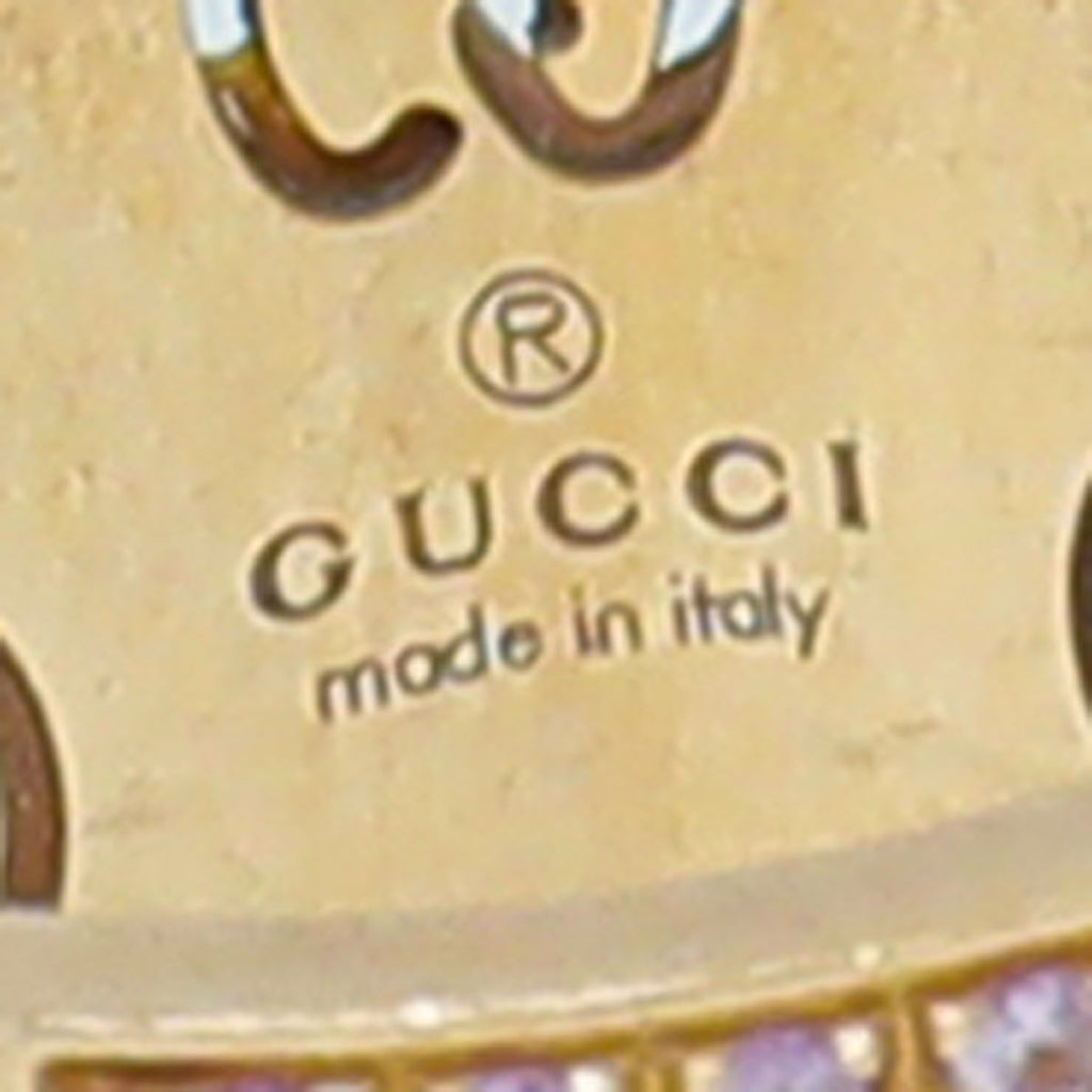 Gucci 18K Pink Gold Pink Sapphire Icon Stardust Ring 12