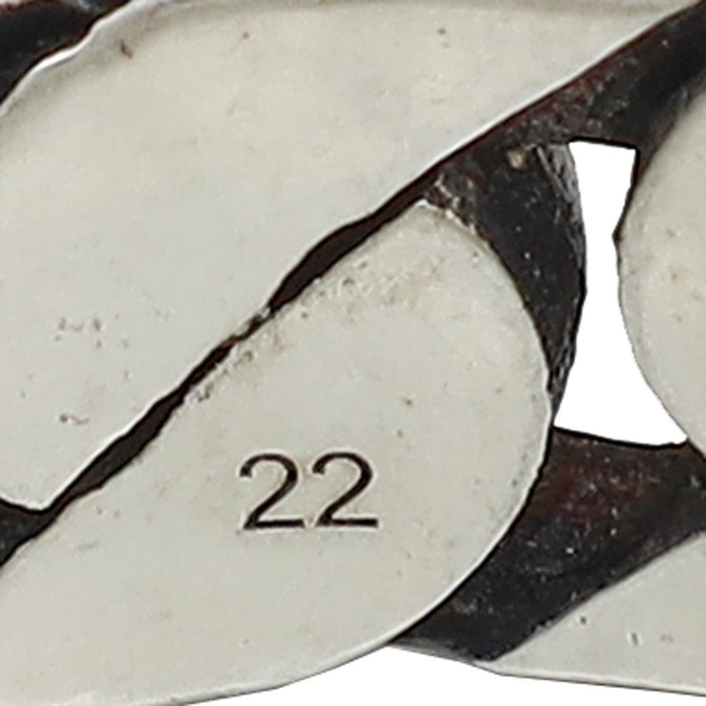 Gucci Sterling Silver Interlocking G Men's Ring 22