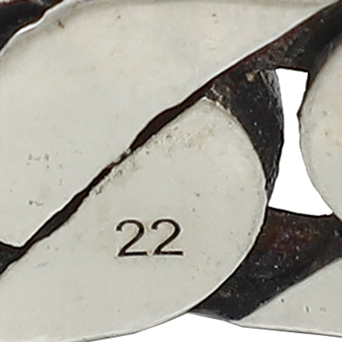 Gucci Sterling Silver Interlocking G Men's Ring 22