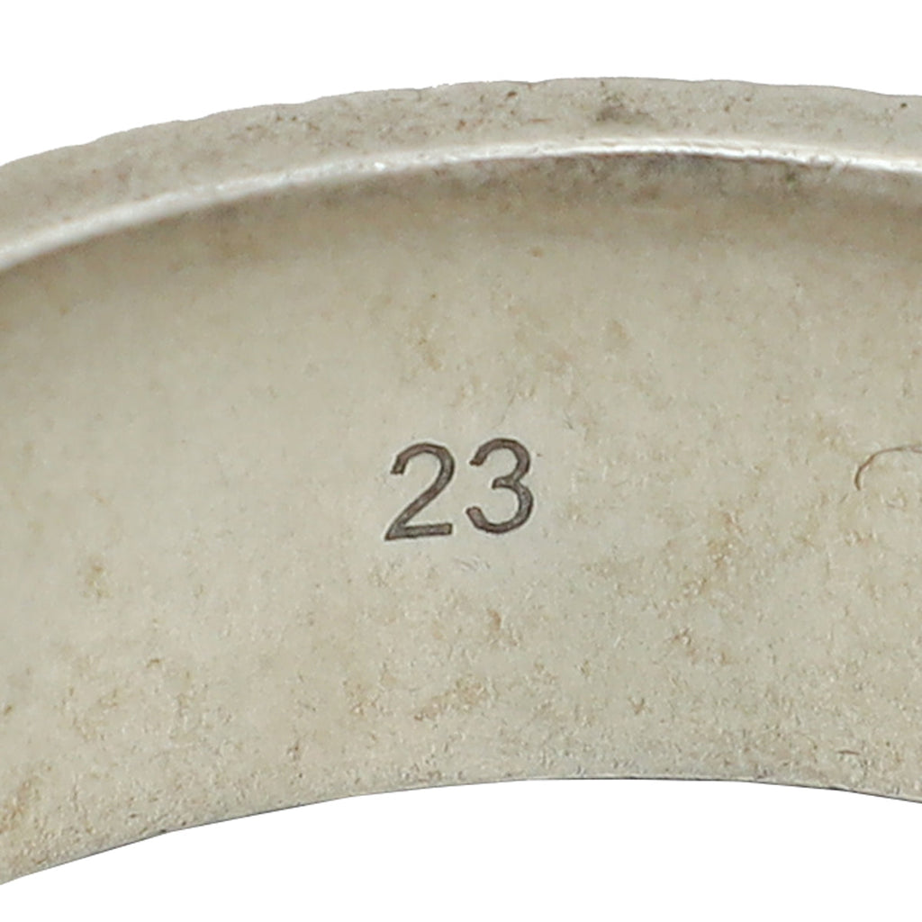 Gucci Sterling Silver Double G Men's Ring 23