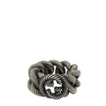 Gucci Sterling Silver Interlocking G Chain Links Men's Ring 58
