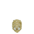 Gucci Gold Lion Head With Crystal Ring 16