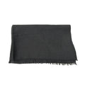 Gucci Black Interlocking G Wool Silk Scarf