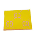 Gucci Bicolor GG Jacquard Wool Silk Scarf