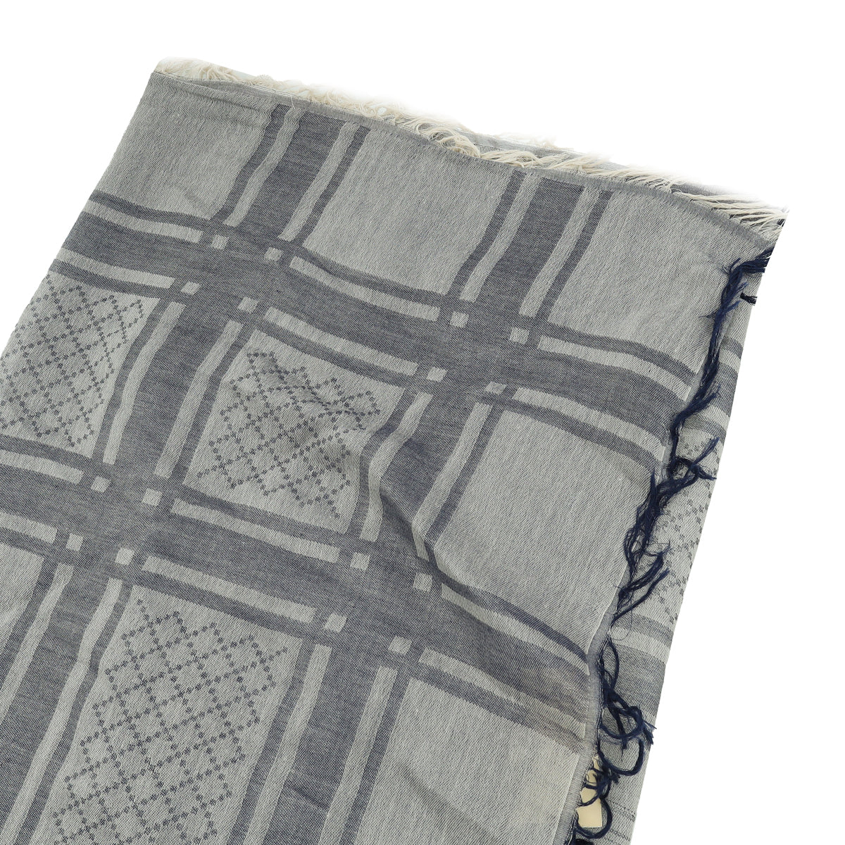 Gucci Bicolor Logo Dinamite Cotton Scarf