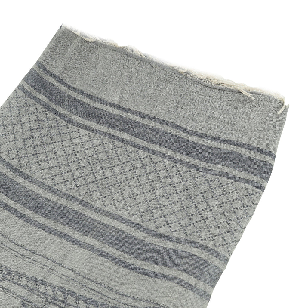 Gucci Bicolor Logo Dinamite Cotton Scarf