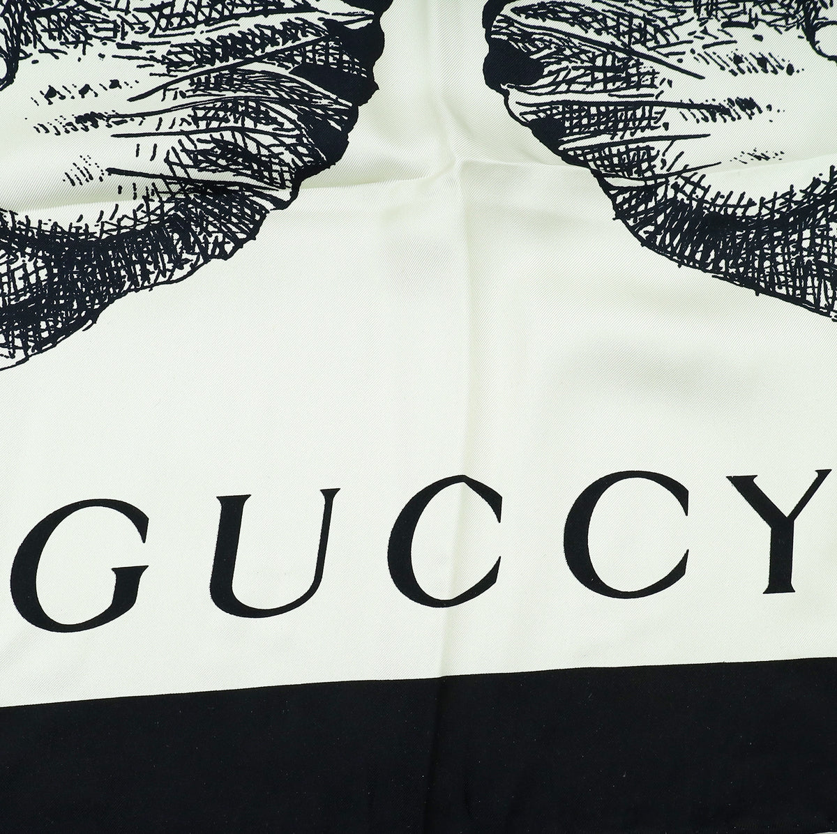 Gucci Multicolor Silk Mystic Cat Square Scarf