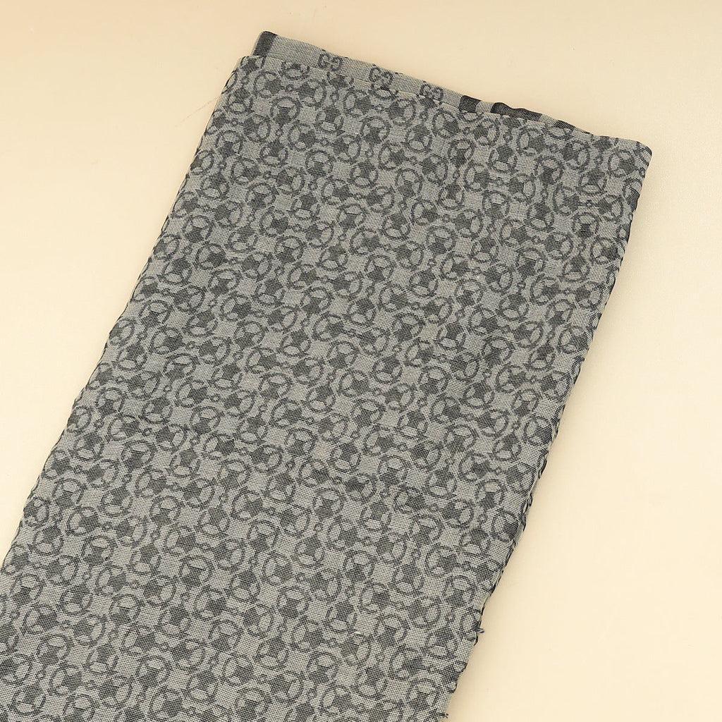 Gucci Gray GG Diamante Survive Shawl Scarf