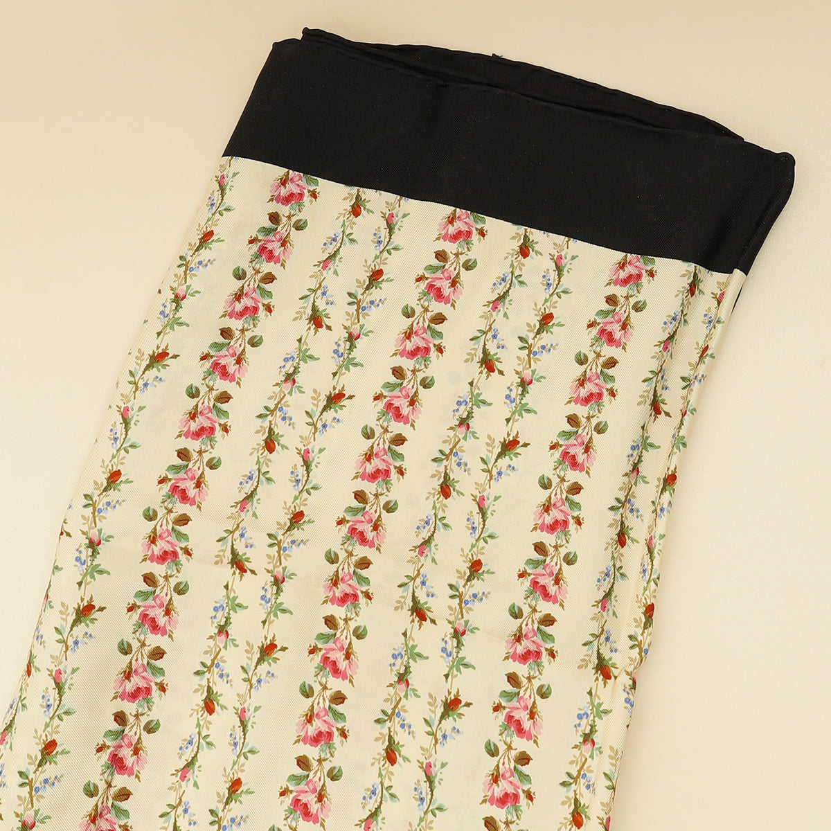 Gucci Multicolor Floral GG Web Print Scarf