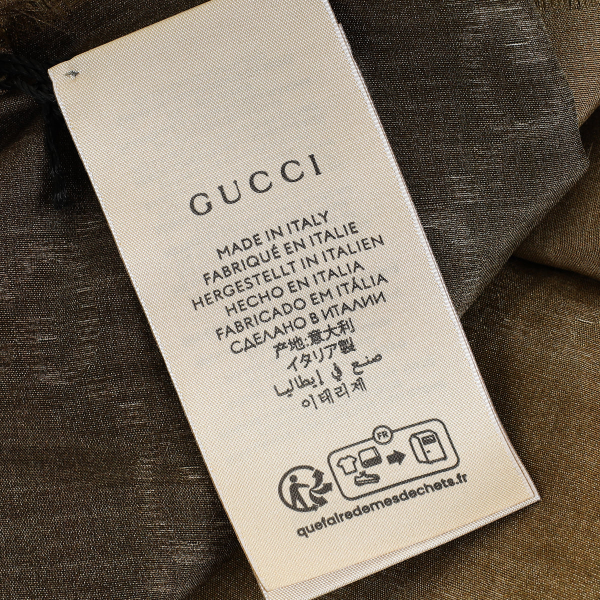 Gucci Tricolor GG Shawl