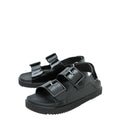 Gucci Black G Rubber Mini Double Sandal 34