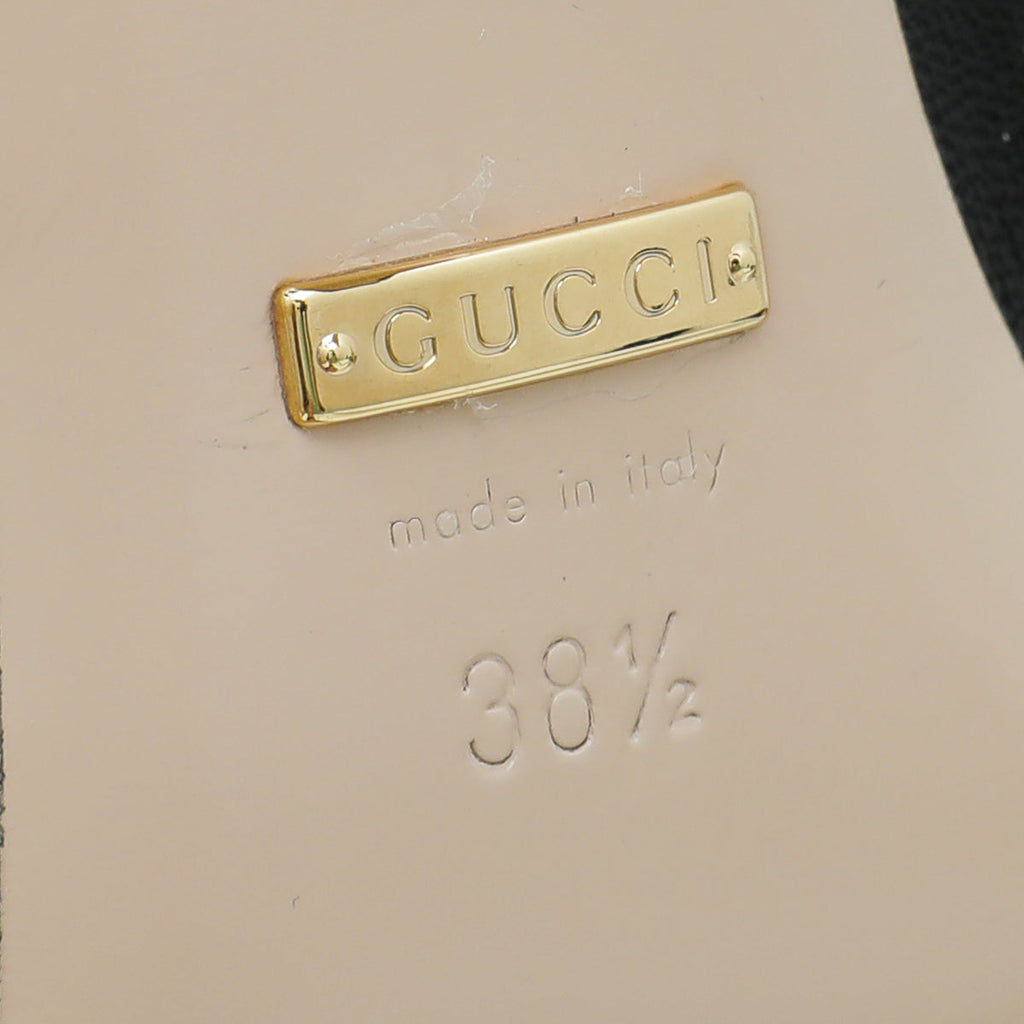 Gucci Black GG Matelasse Pump 38.5