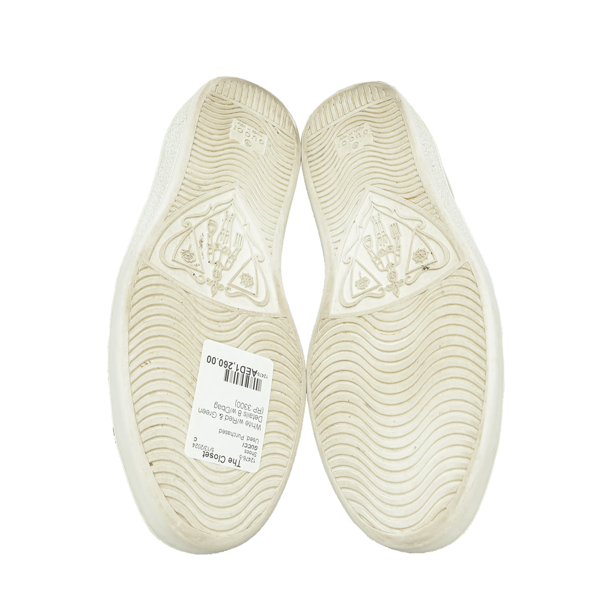 Gucci White Ace Bee Embroidered Sneakers 8