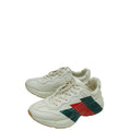 Gucci Cream White Rhyton Web Print Sneaker 7