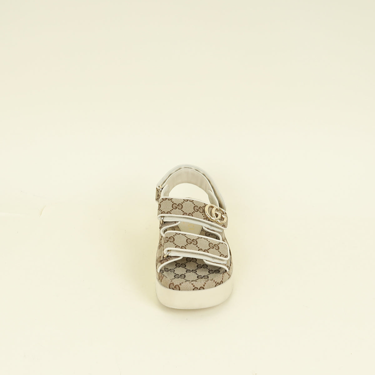 Gucci Bicolor Women's Sandal with Double G 37