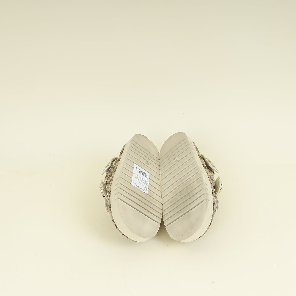 Gucci Bicolor Women's Sandal with Double G 37
