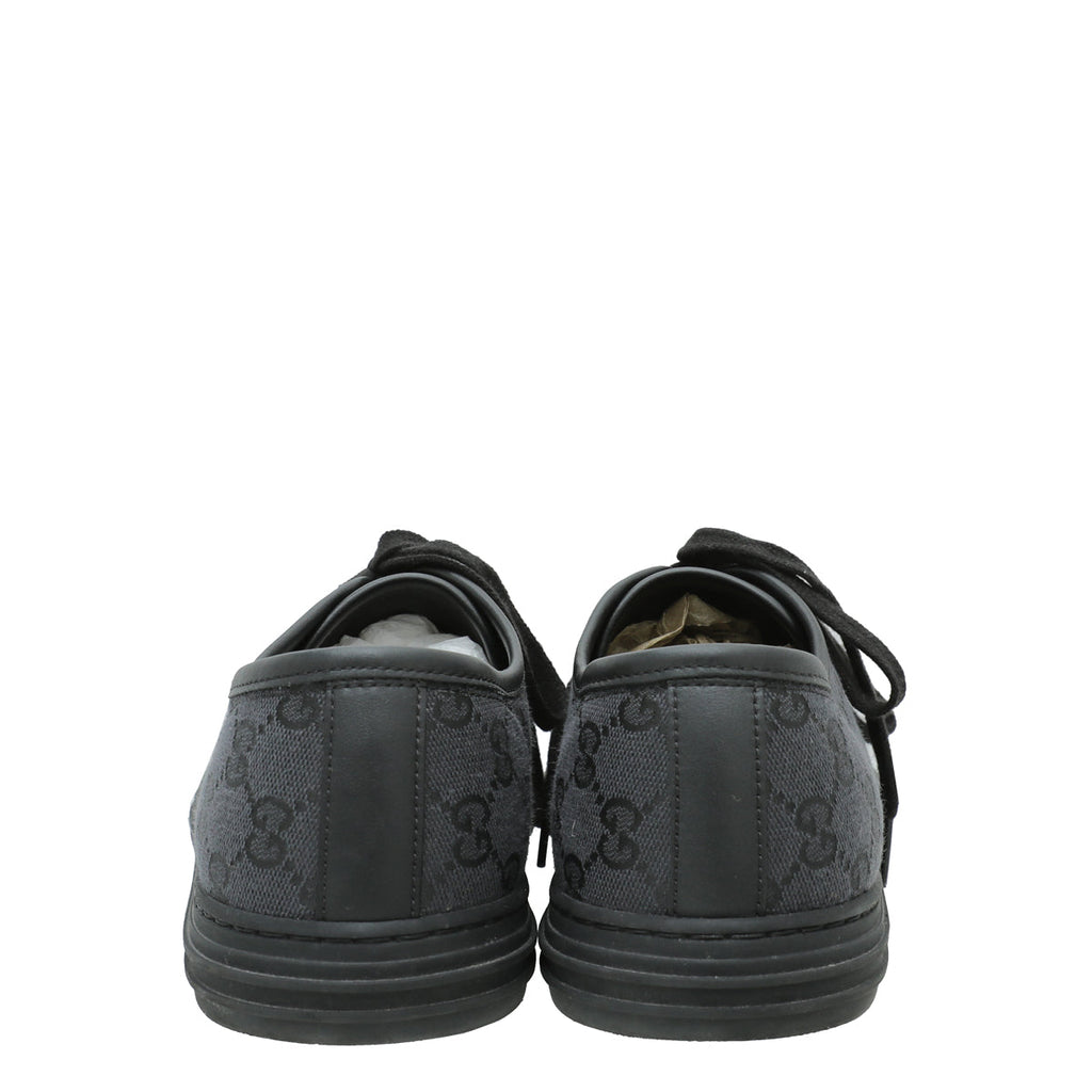 Gucci Black GG Low Top Sneakers 10