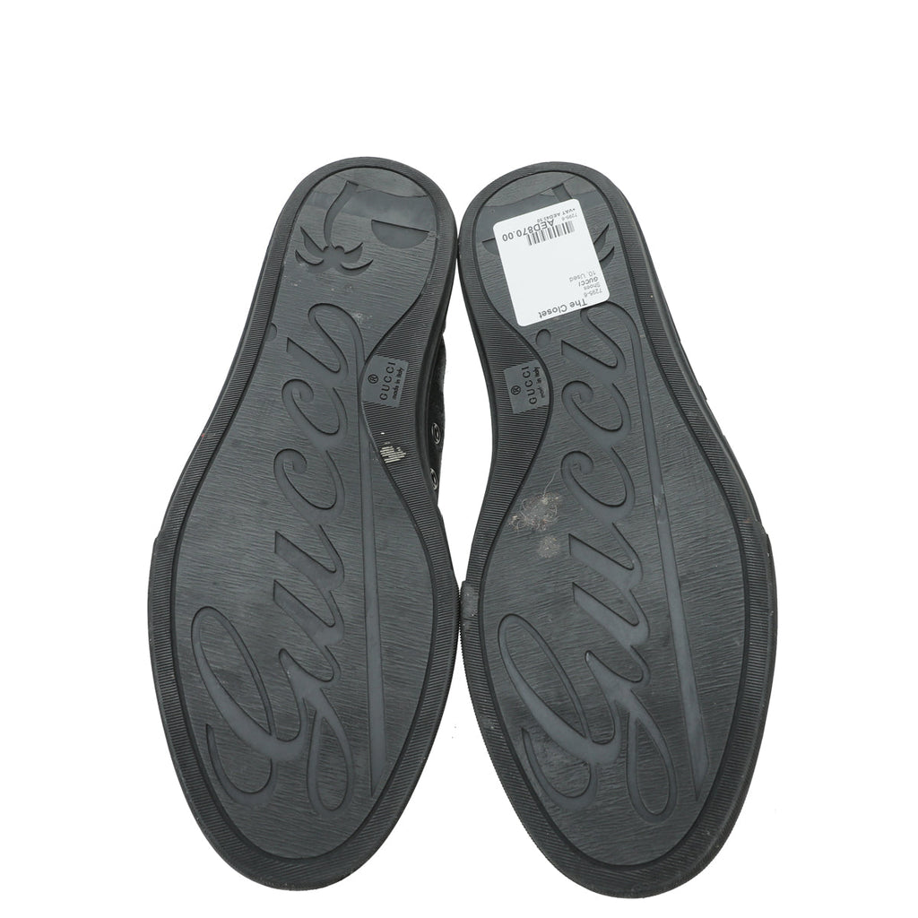Gucci Black GG Low Top Sneakers 10