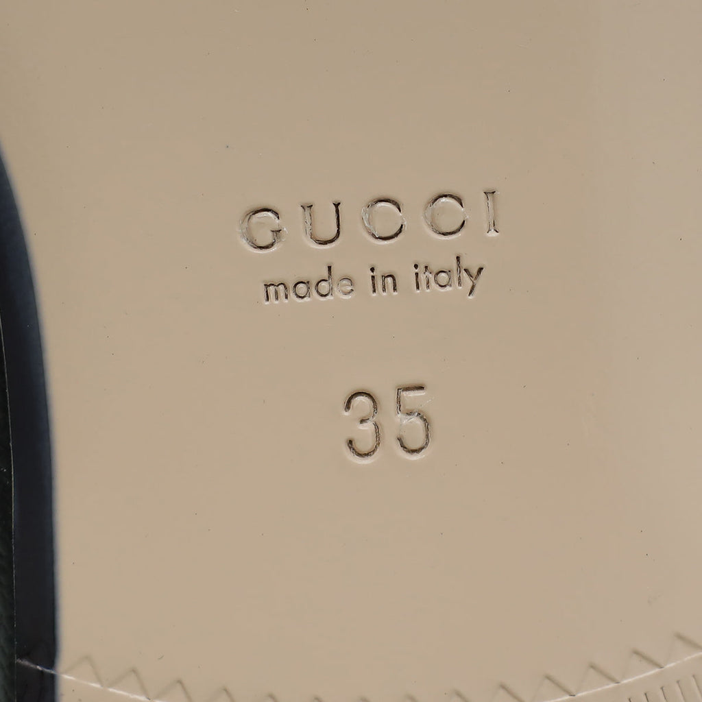 Gucci Bicolor Bee Star Princetown Mules 35