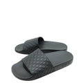 Gucci Black Micro Guccissima Rubber Slide 36