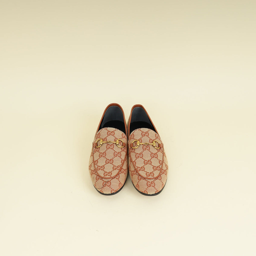 Gucci Bicolor GG Jordaan Loafer 36