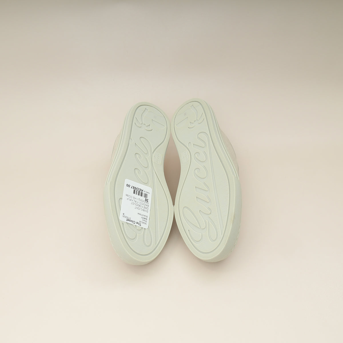 Gucci Light Grey GG Sneaker 36