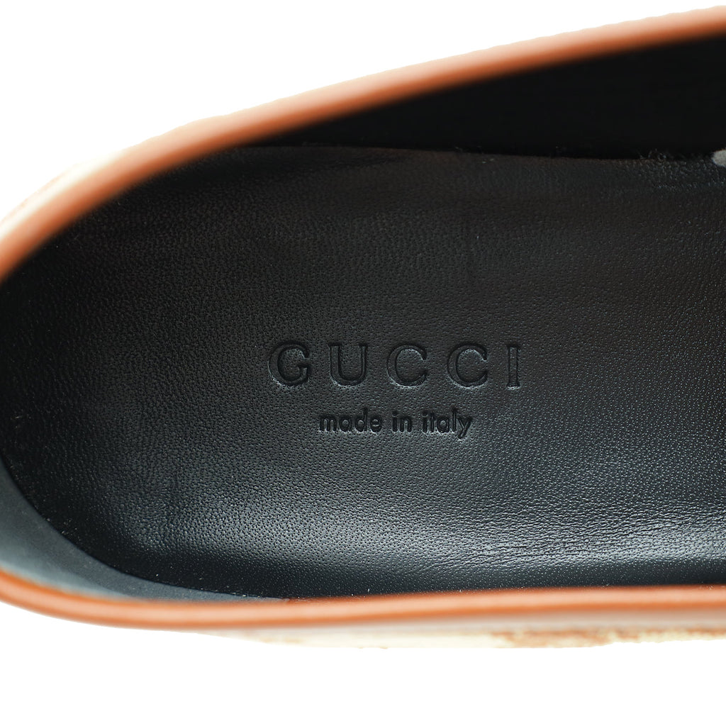 Gucci Bicolor GG Jordaan Loafer 36