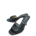 Gucci Black GG Marmont Slide Mules Sandal 36