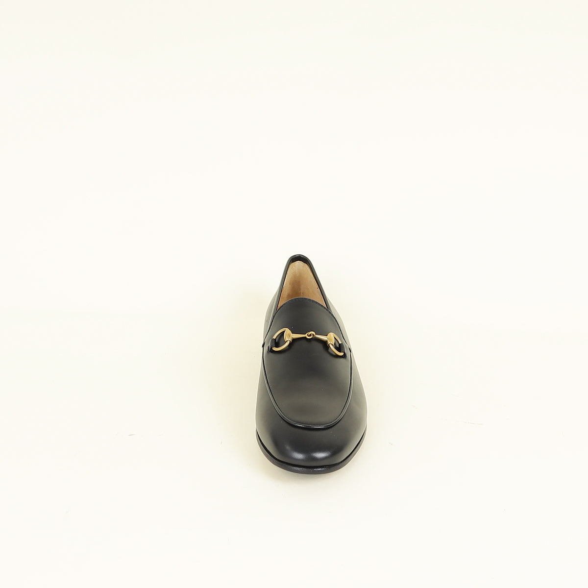 Gucci Black Jordaan Loafer 37.5