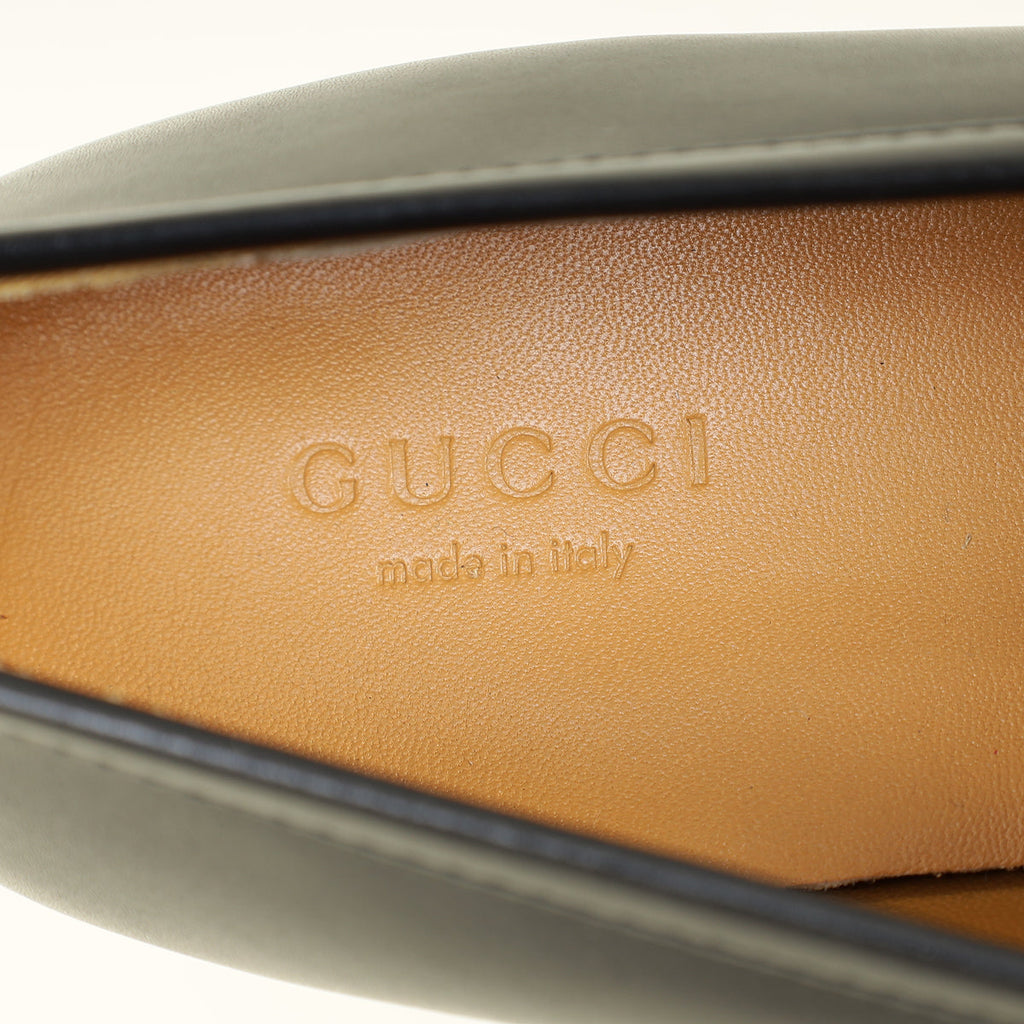 Gucci Black Jordaan Loafer 37.5