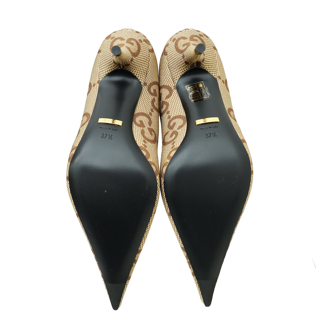 Gucci Ebony GG The Hacker Project Knife Ankle Boot 37.5
