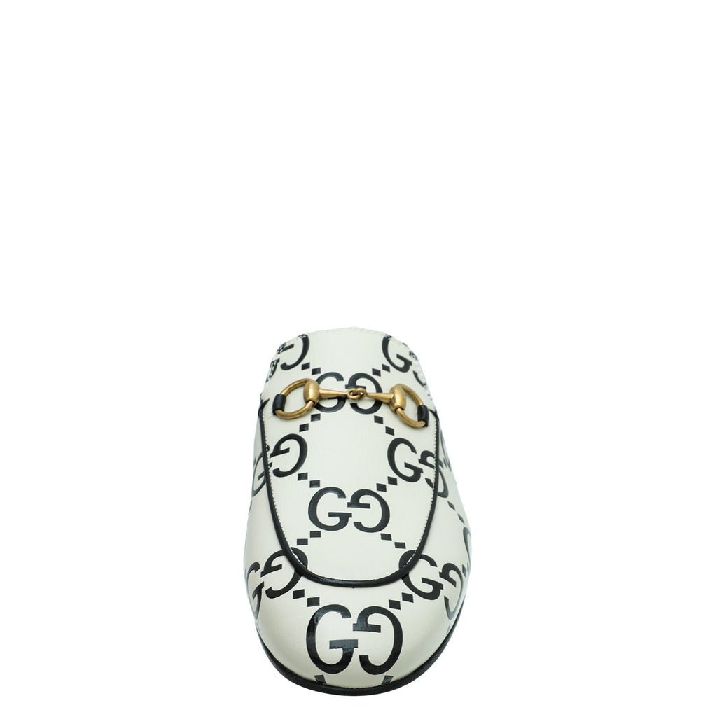 Gucci Bicolor Jumbo GG Princetown Slippers 37