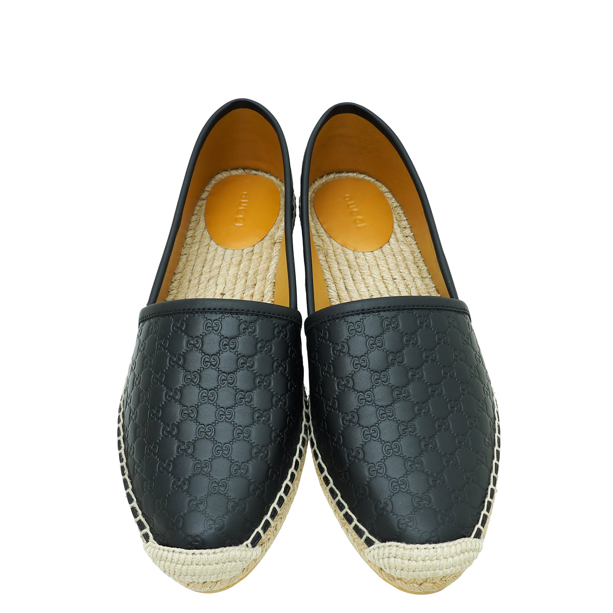 Gucci Black Microguccissima Espadrille 39.5