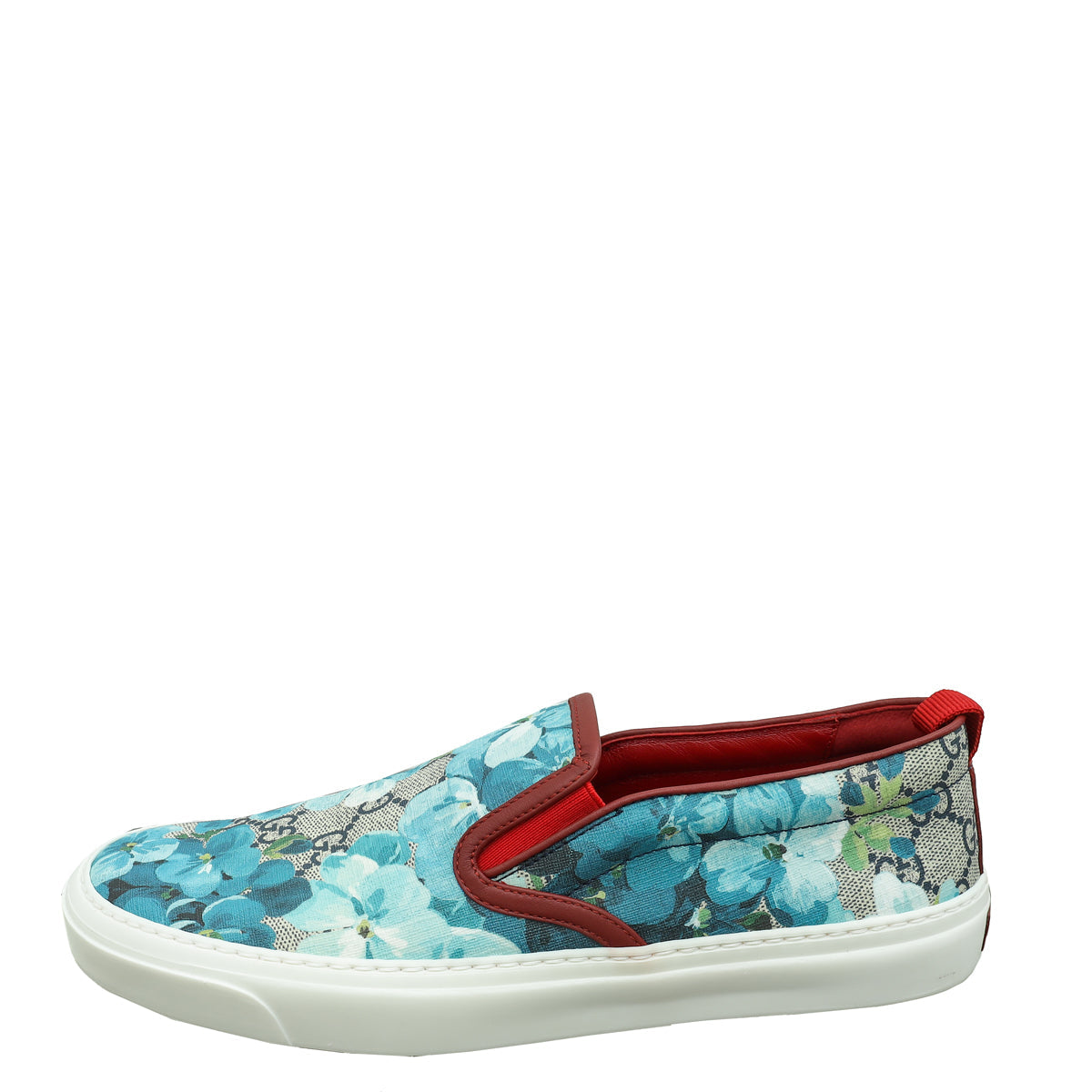 Gucci Multicolor GG Supreme Blooms Slip-On 39.5
