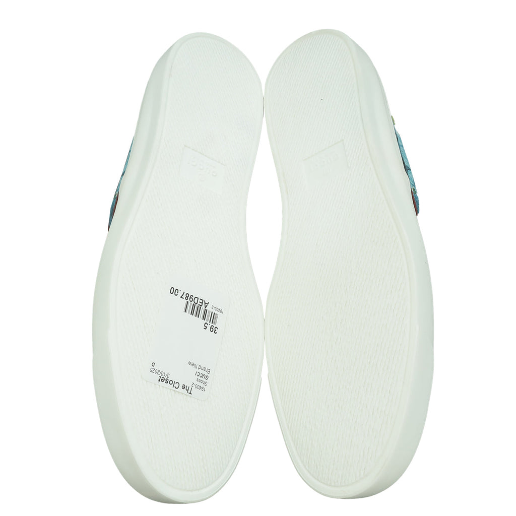 Gucci Multicolor GG Supreme Blooms Slip-On 39.5