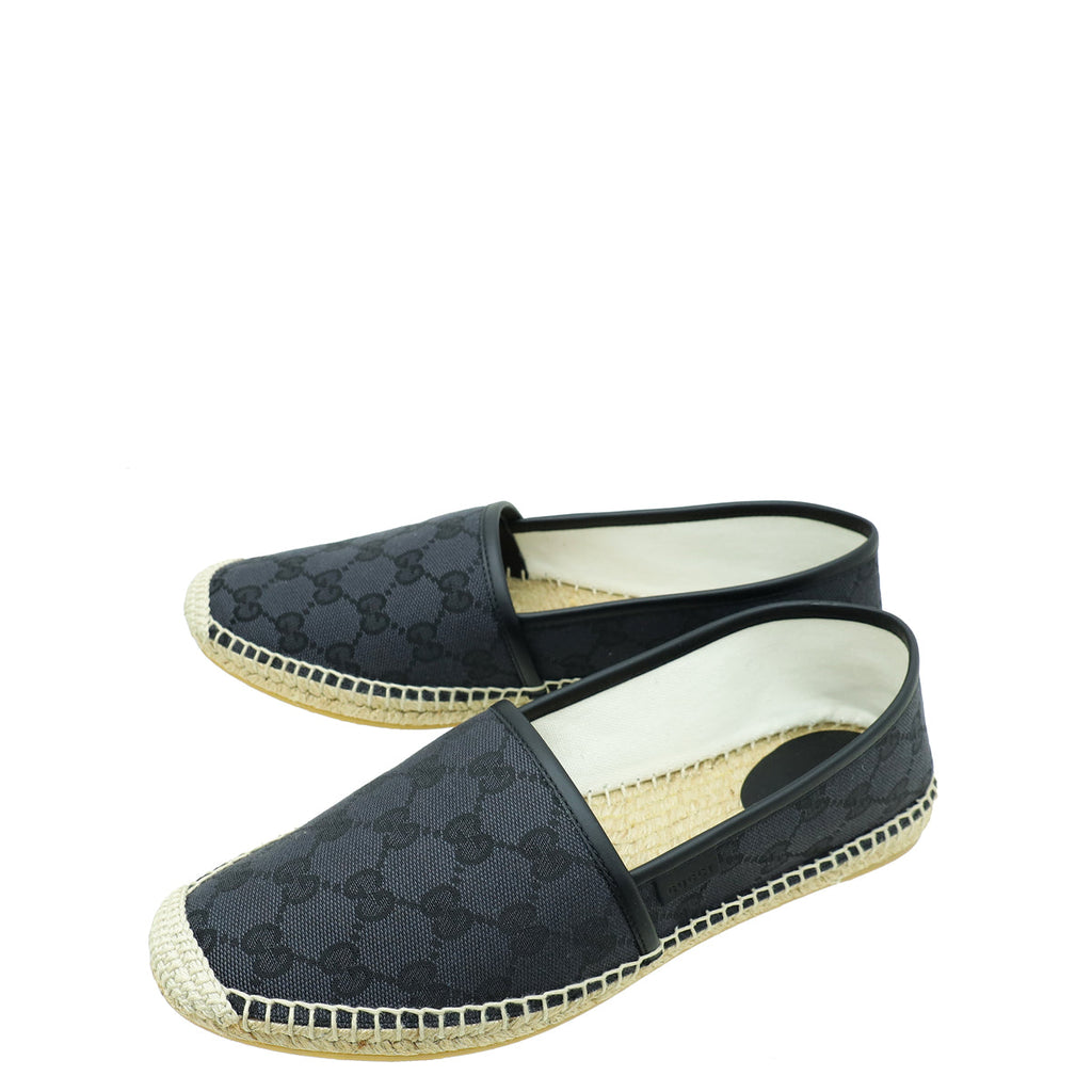 Gucci Black GG Espadrille 39